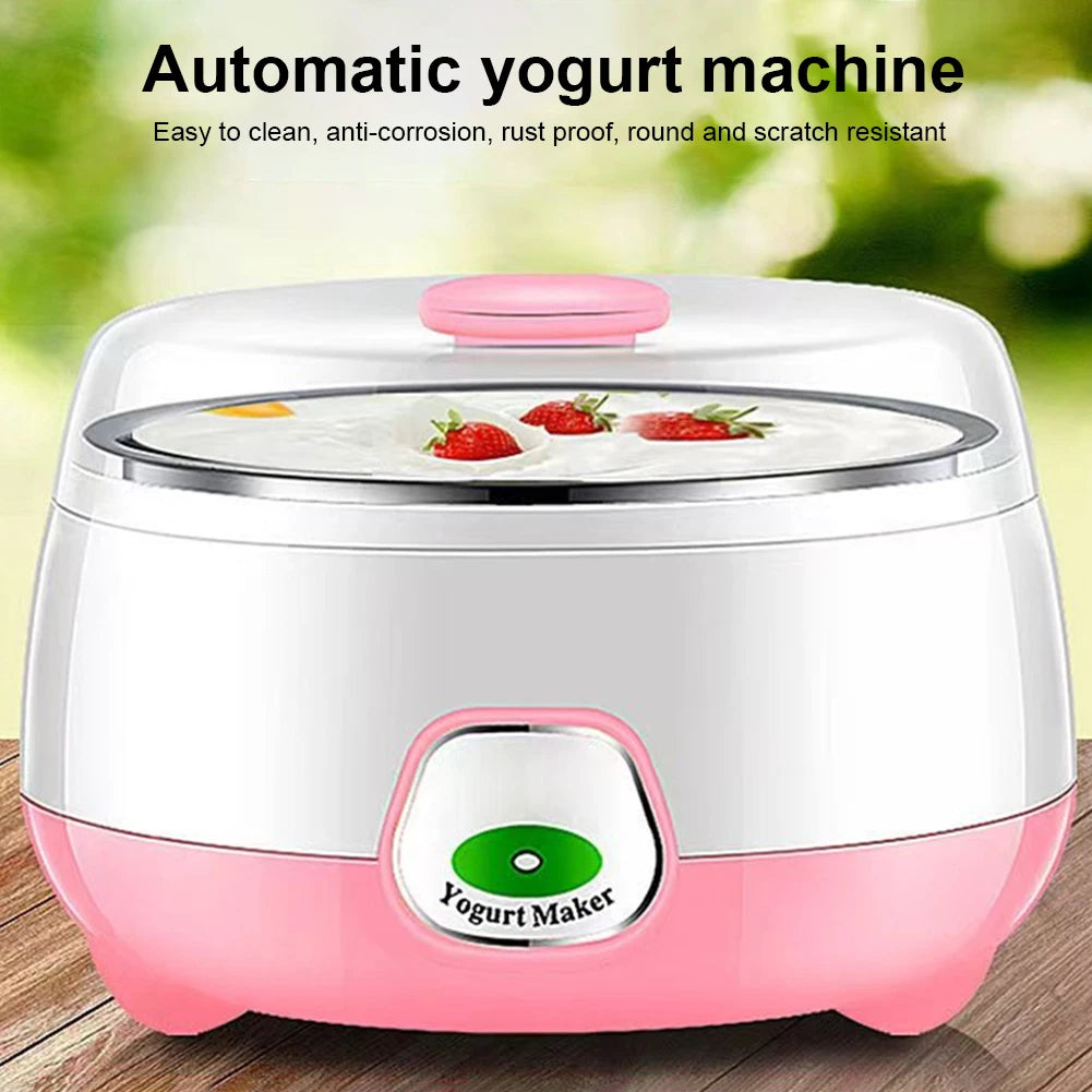 1L Greek Yogurt Maker Machine with Constant Temperature Control Yogurt Machine Electric Yogurt Maker for Homemade Yogurt Natto