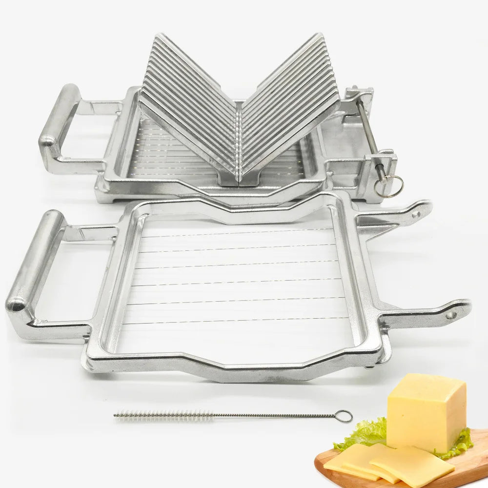 Kitchen Creative Hand Press Cheese Cutter Stainless Steel Multi-functional