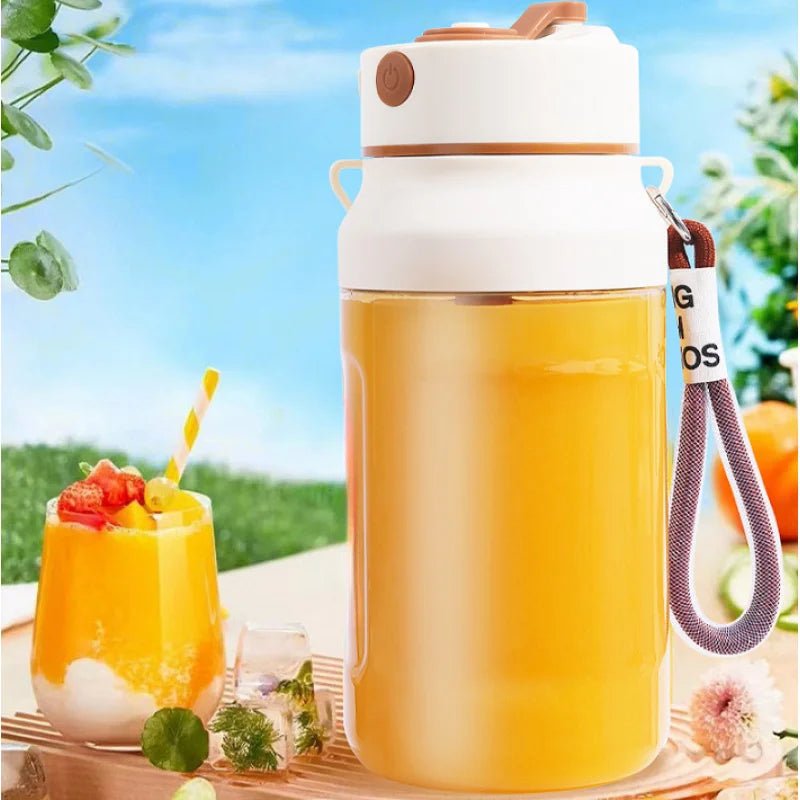 Portable Mini Blender USB Rechargeable Juicer Cup Electric Fruit Mixer Home Travel Outdoor Personal Smoothie Juice Maker