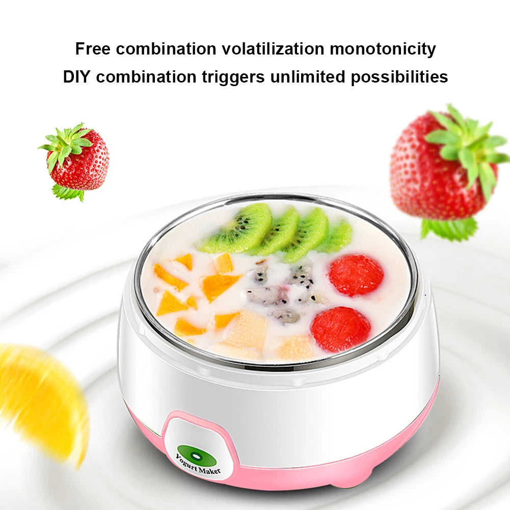 1L Greek Yogurt Maker Machine with Constant Temperature Control Yogurt Machine Electric Yogurt Maker for Homemade Yogurt Natto